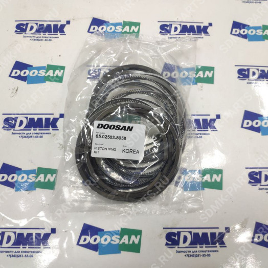 Кольца поршневые (комплект) DOOSAN DX225 65.02503-8058 1