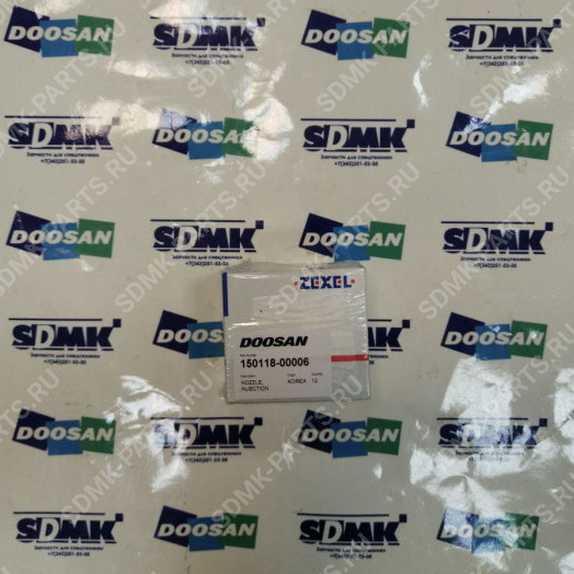Распылитель форсунки 150118-00006, DLLA155SM224 DOOSAN 420LC-V 65.10102-6053 1